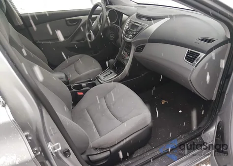 2013 Hyundai Elantra Gls from USA, damaged, VIN KMHDH4AE9DU917458